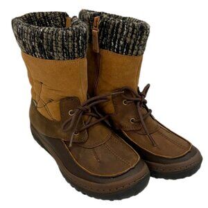 New Merrell Decora Bolero Winter Hiking Ankle Boots Brown Tan Size 6